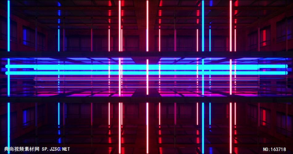 动感线条款NeonRoomD led视频背景 视频素材动态背景