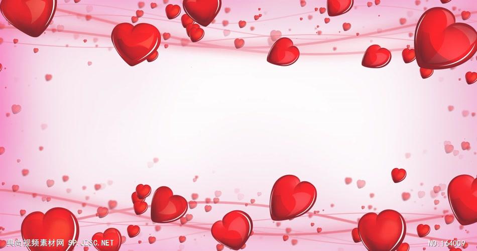 爱心浪漫情人HeartStringsQT led视频背景 视频素材动态背景