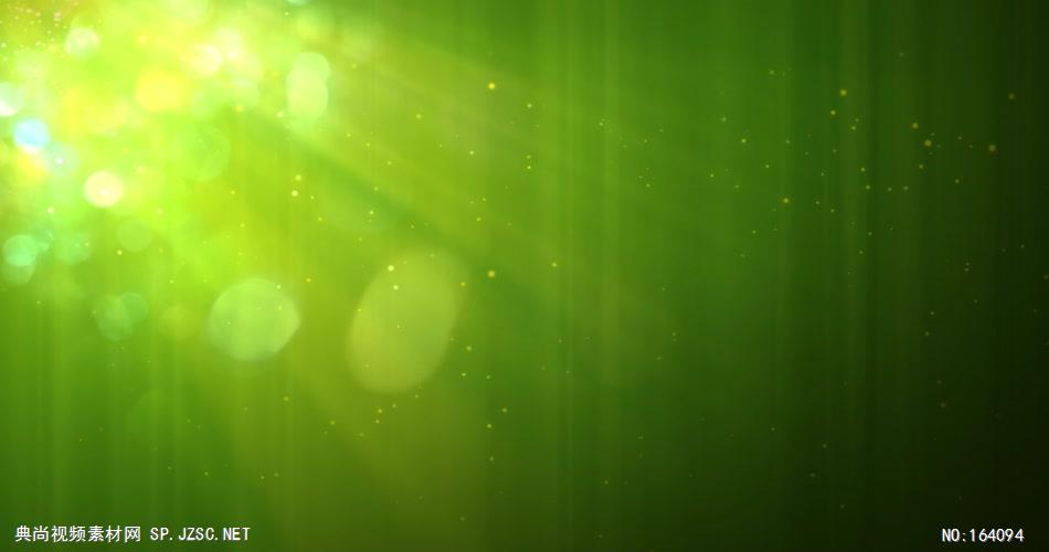 高清粒子特效背景素材0856绿色光点粒子 led视频背景 视频素材动态背景