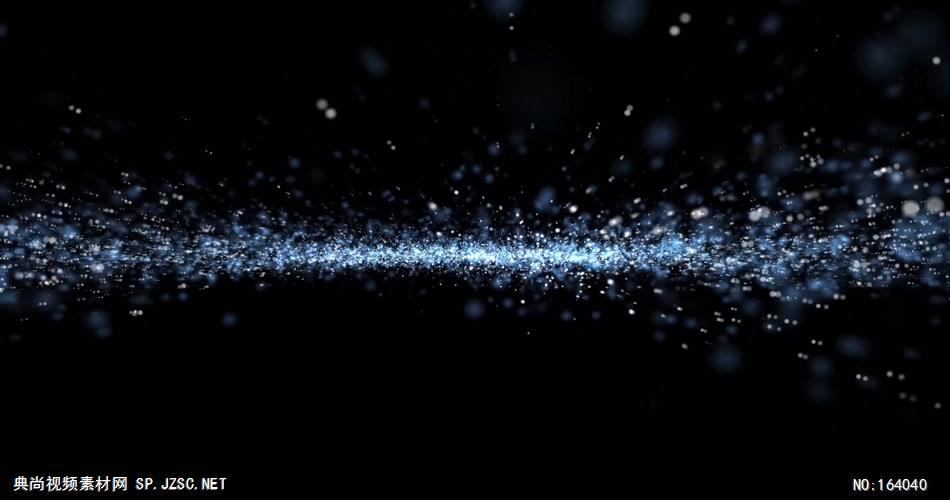 高清粒子特效背景素材5274太空蓝色星云粒子 led视频背景 视频素材动态背景