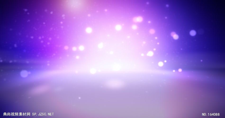 高清粒子特效背景素材1580紫色梦幻光点粒子 led视频背景 视频素材动态背景