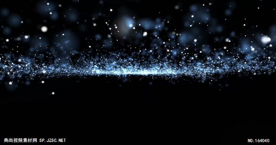 高清粒子特效背景素材5274太空蓝色星云粒子 led视频背景 视频素材动态背景
