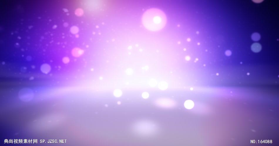 高清粒子特效背景素材1580紫色梦幻光点粒子 led视频背景 视频素材动态背景