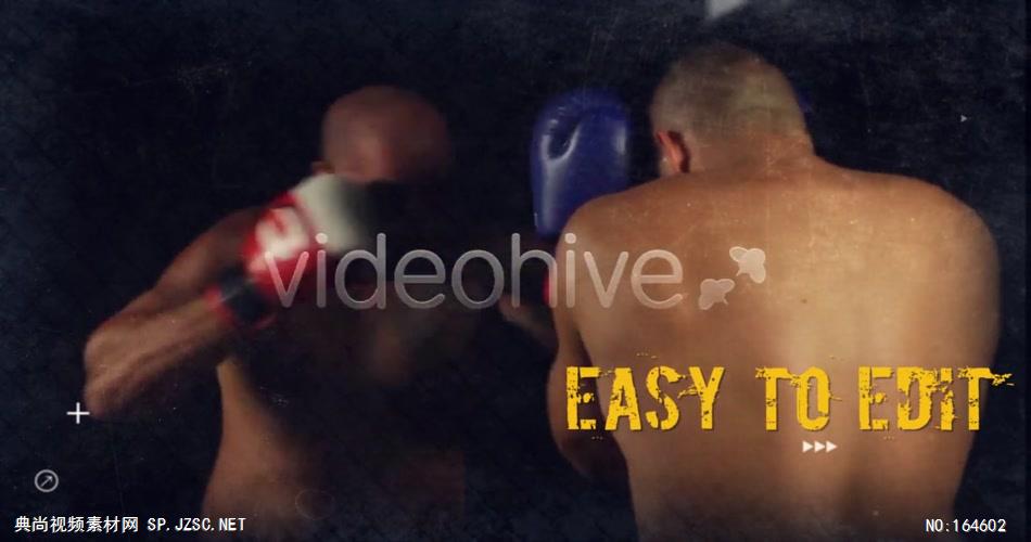 AE：9205 拳击动作体育视频宣传片头 ae素材模板下载 ae素材免费下载