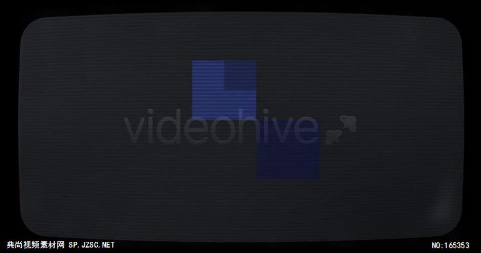 9841 老电脑屏幕开始Logo动画 ae素材ae模版