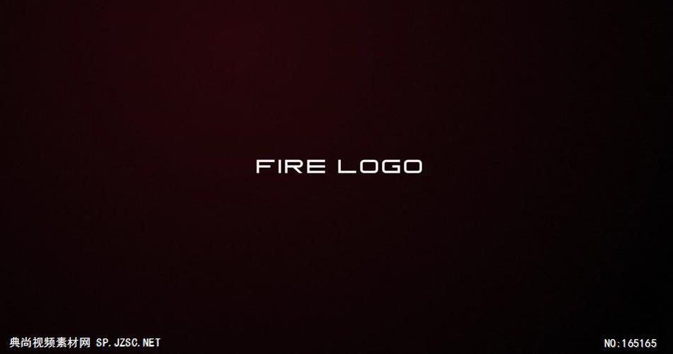 9781 火焰粒子Logo动画 ae素材ae模版