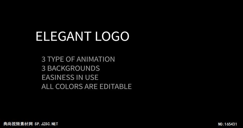 AE：优雅三维Logo动画 ae模板 ae视频素材下载