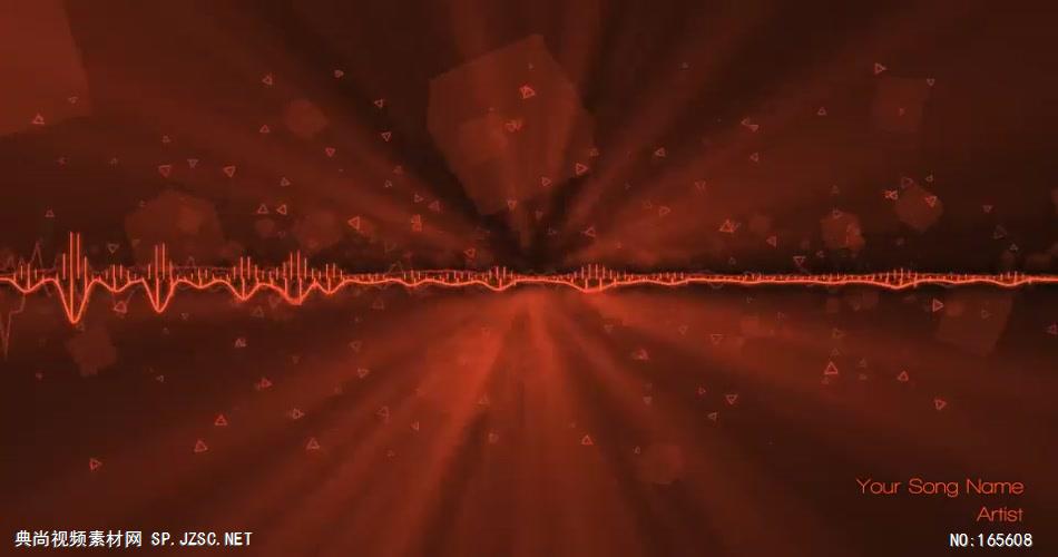 AE：简洁音乐波形可视化动画 ae模板 ae视频素材下载
