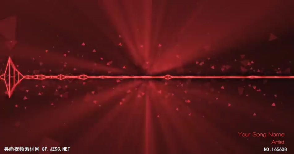 AE：简洁音乐波形可视化动画 ae模板 ae视频素材下载