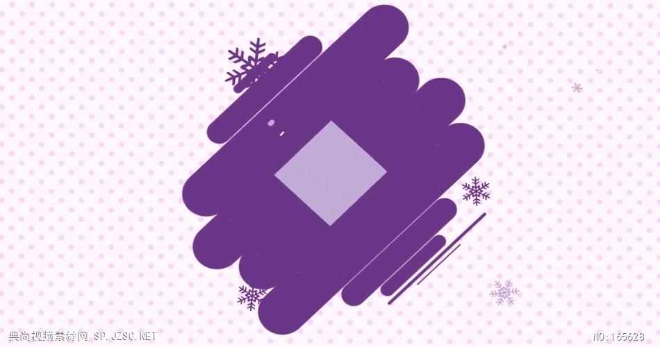 AE：紫色冬天时尚视频包装宣传片头 ae模板 ae视频素材下载