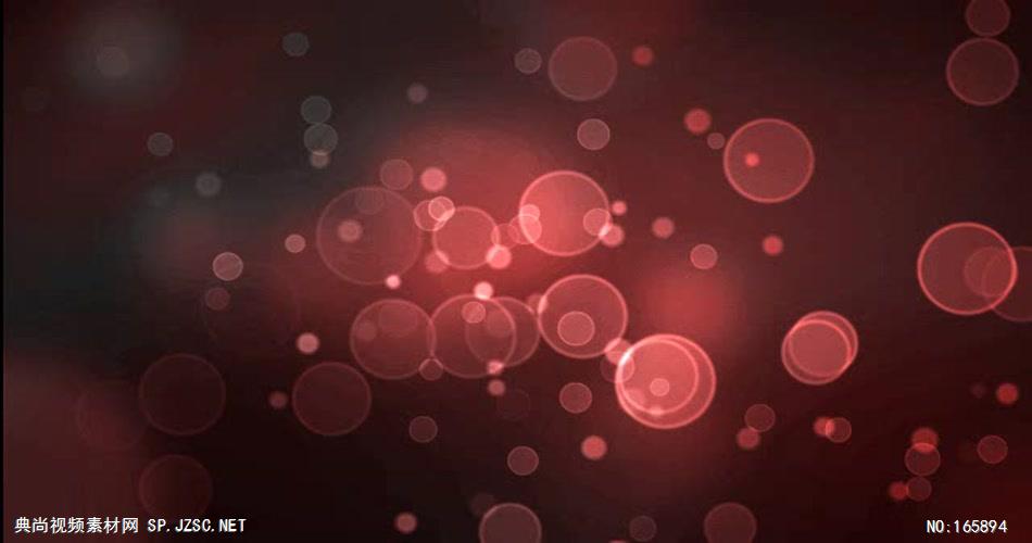粒子动画视频素材a010.泡泡红