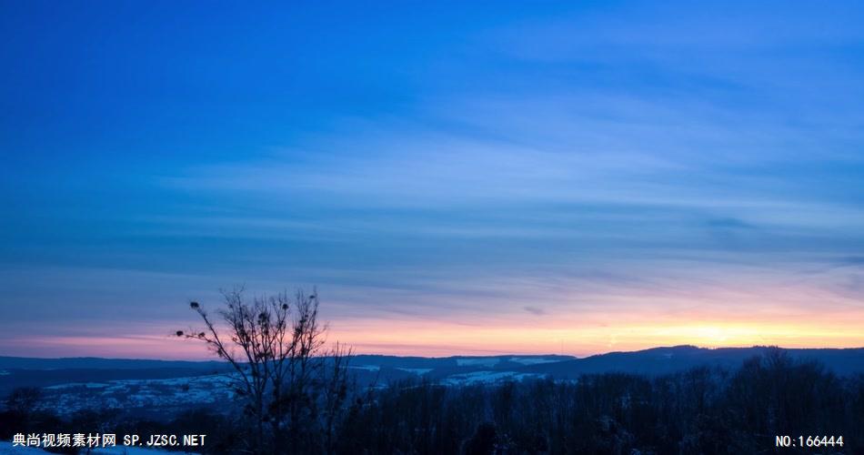4k【009】22秒缩时摄影Lahnhöhe Sunset 