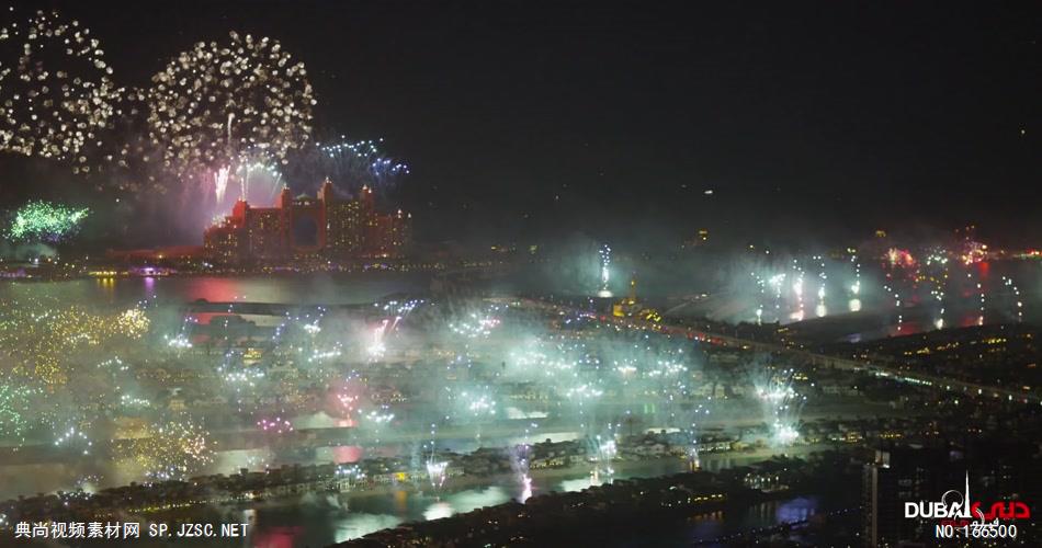 【264】迪拜2014新年焰火 4K超高清实拍视频素材集 自然风景城市延时摄影电视演示宣传片
