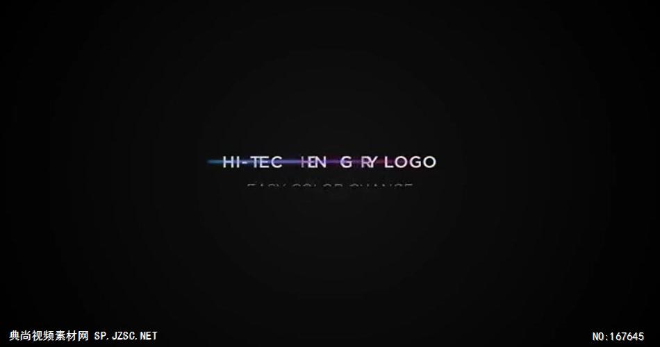 13234 高科技能量标志动画 AE素材 ae源文件模版 LOGO标志ae源文件
