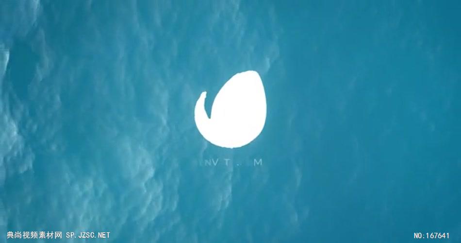 13246 海洋波浪标志动画 AE素材 ae源文件模版 LOGO标志ae源文件