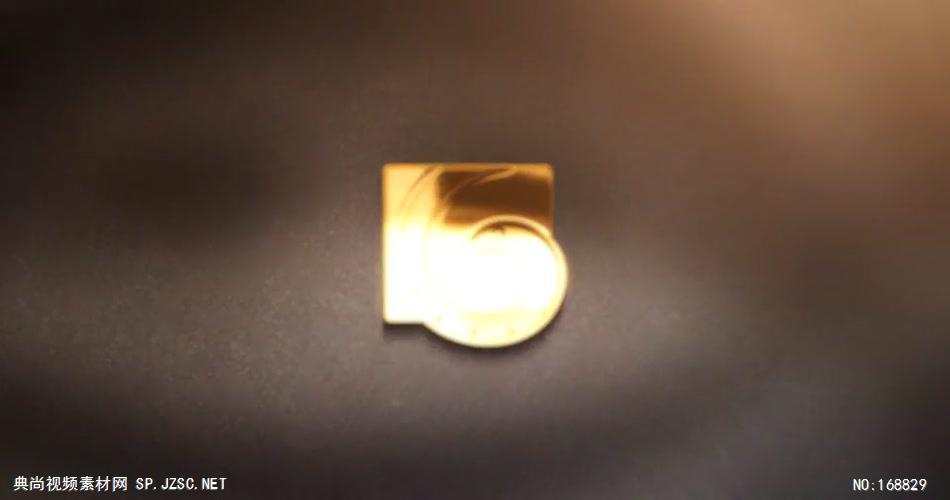 11337 金色质感文字Logo动画 ae特效下载 AE视频特效