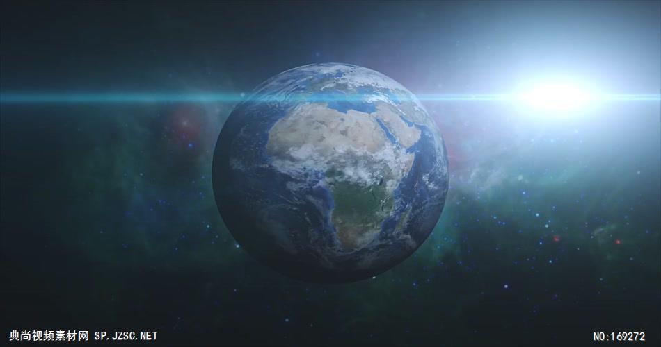 高清视频素材 宇宙中的地球个EarthZoomIn