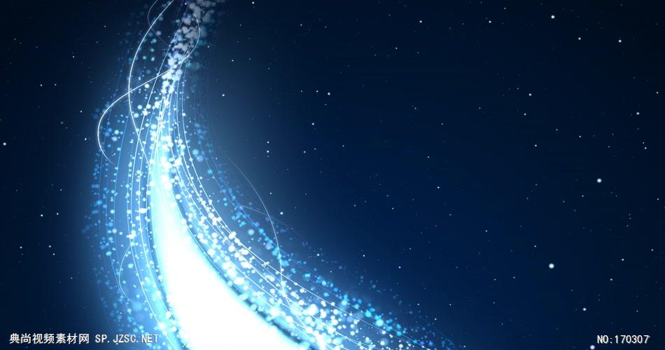 -超炫动态粒子款0317旋转的粒子抒情 led视频素材库