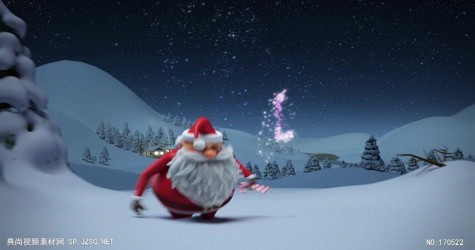 ED圣诞老人变身为冰雪之王 EDIUS模板 圣诞节 EDIUS素材 节日模版
