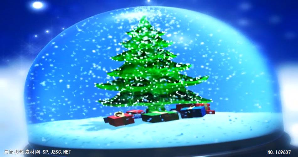 -圣诞节系列款Y4295圣诞树 led视频素材库