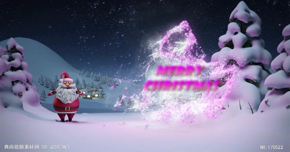 ED圣诞老人变身为冰雪之王 EDIUS模板 圣诞节 EDIUS素材 节日模版