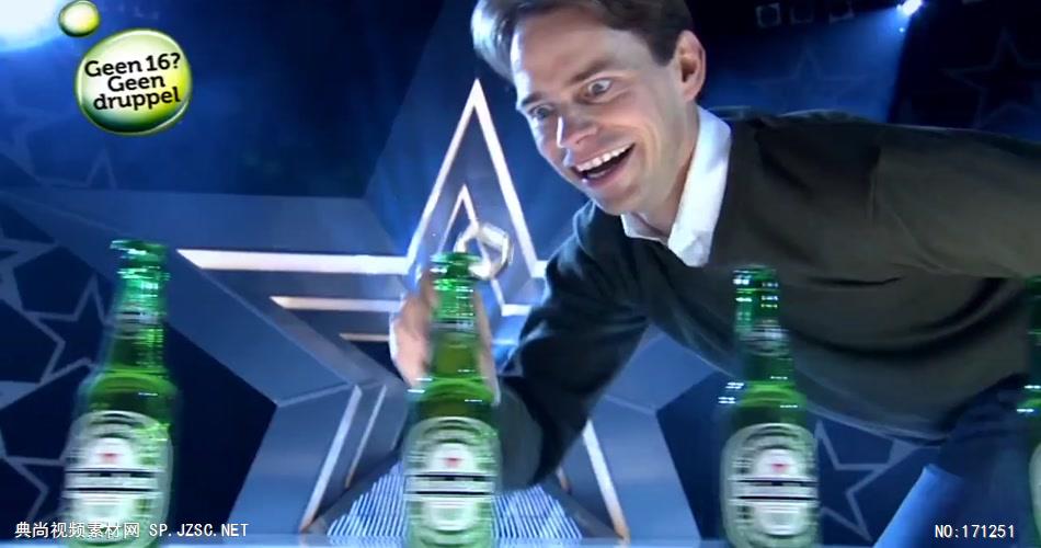[720P]Heineken喜力啤酒搞笑广告达人篇 欧美高清广告视频