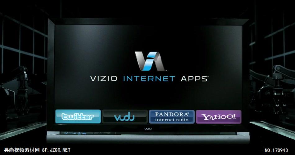 [720P]碧昂斯VIZIO液晶电视广告FORGE INTERACTIVE篇 欧美高清广告视频