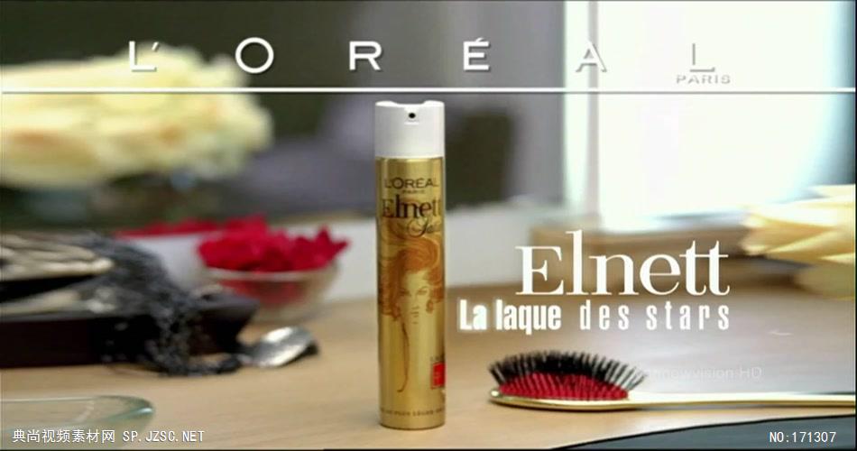 [1080P]Laque Elnett Satin  LOREAL 巴黎欧莱雅广告欧美时尚广告 高清广告视频