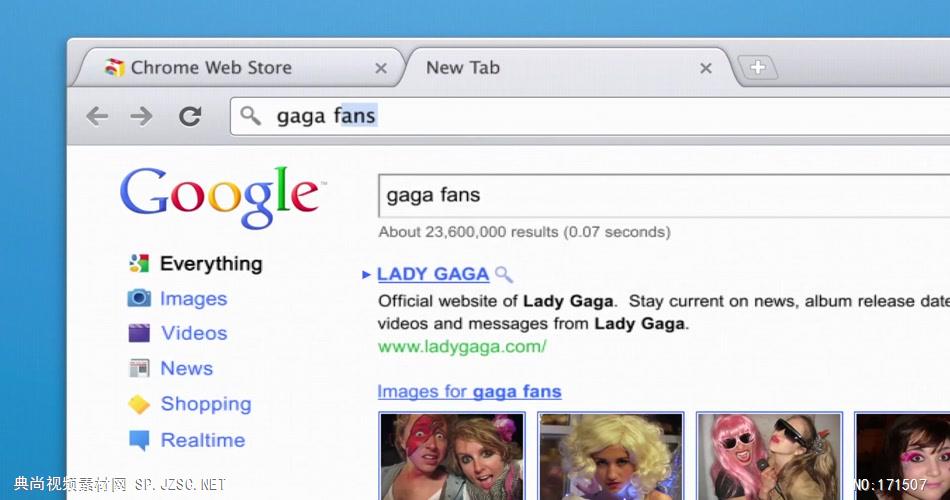 Google Chrome浏览器广告 Lady Gaga.1080p 欧美高清广告视频