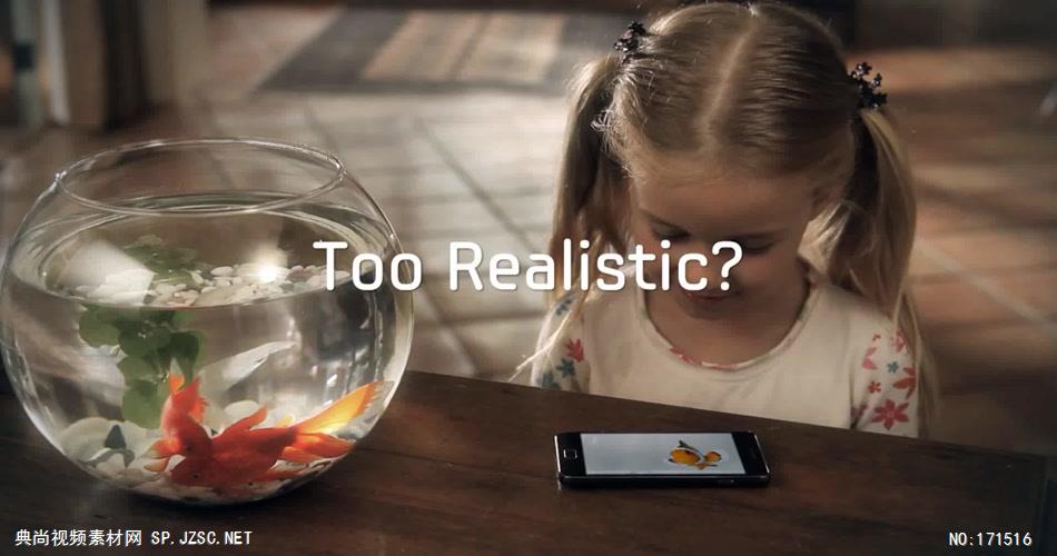 Galaxy S2 手机广告金鱼篇.1080p 欧美高清广告视频