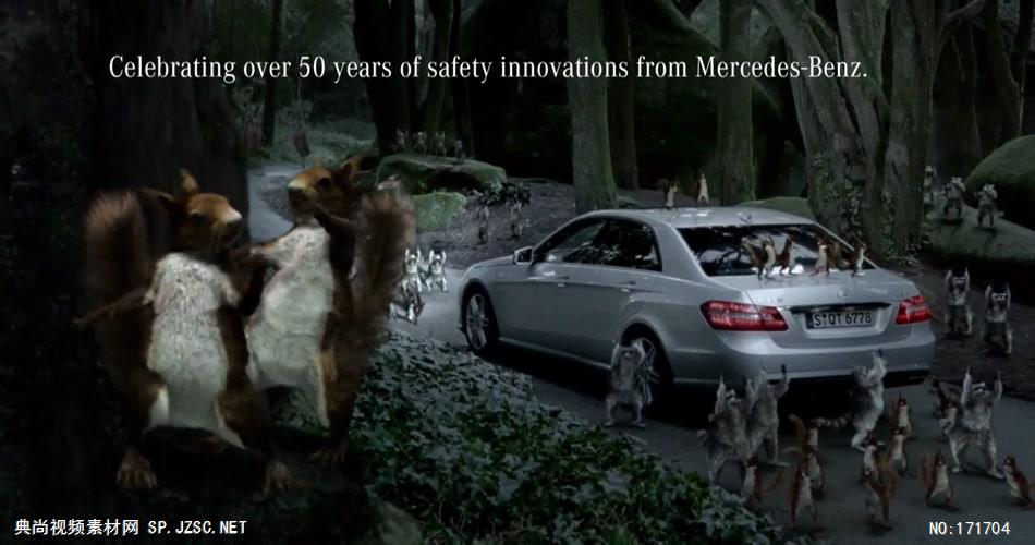 Mercedes-Benz奔驰广告森林篇.720p 欧美高清广告视频