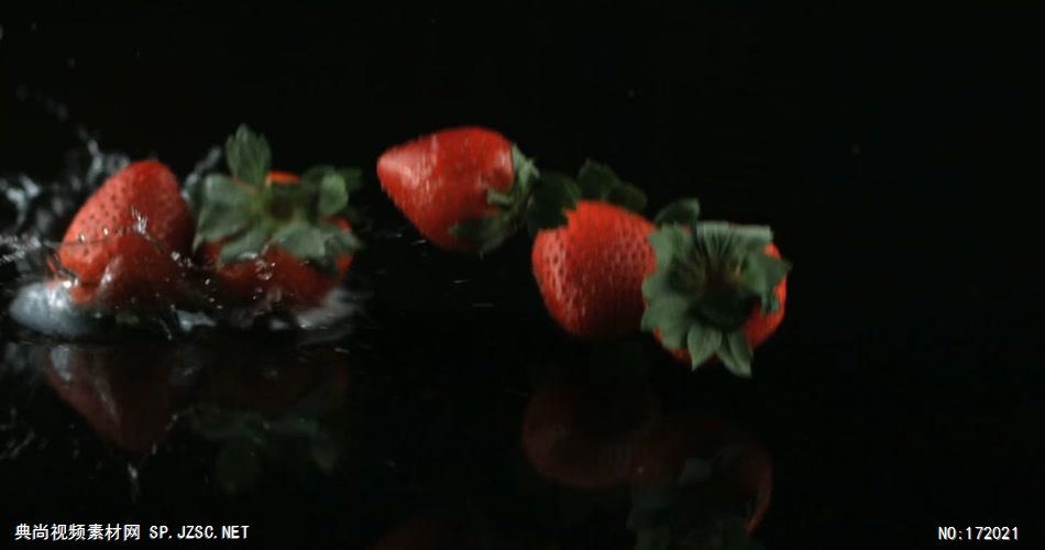 落下的草莓 Falling Strawberries 高清视频全集_batchStoc Video高清视频素材下载 led视频背景 led下载