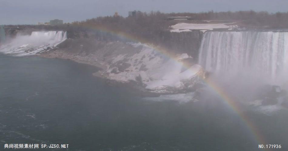 尼亚加拉大瀑布上空的彩虹 Rainbow Over Niagara Falls 高清视频全集_batchStoc Video高清视频素材下载 led视频背景 led下载