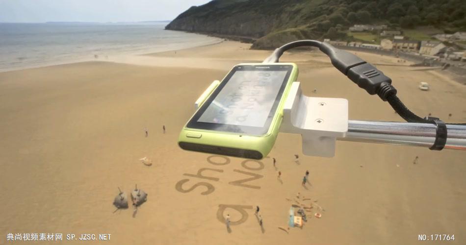 Nokia N8广告沙滩画篇.1080p 欧美高清广告视频
