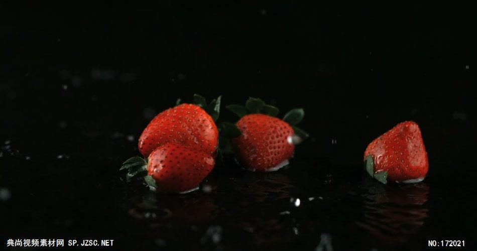 落下的草莓 Falling Strawberries 高清视频全集_batchStoc Video高清视频素材下载 led视频背景 led下载