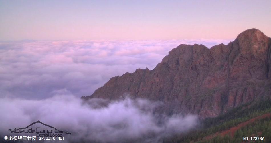 延时摄影：加那利群岛的天空延时摄影风光风景视频素材