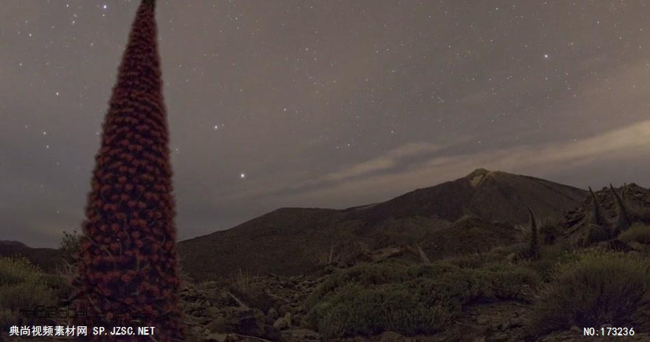 延时摄影：加那利群岛的天空延时摄影风光风景视频素材