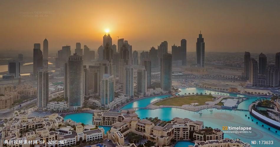 迪拜延时摄影720P高清魅力城市宣传片