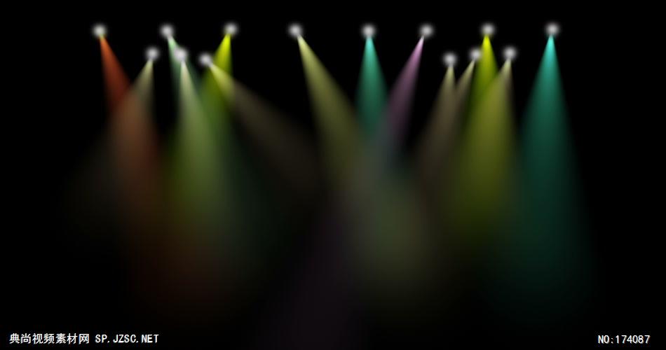 彩色灯光舞台的装饰素材 lightsStage