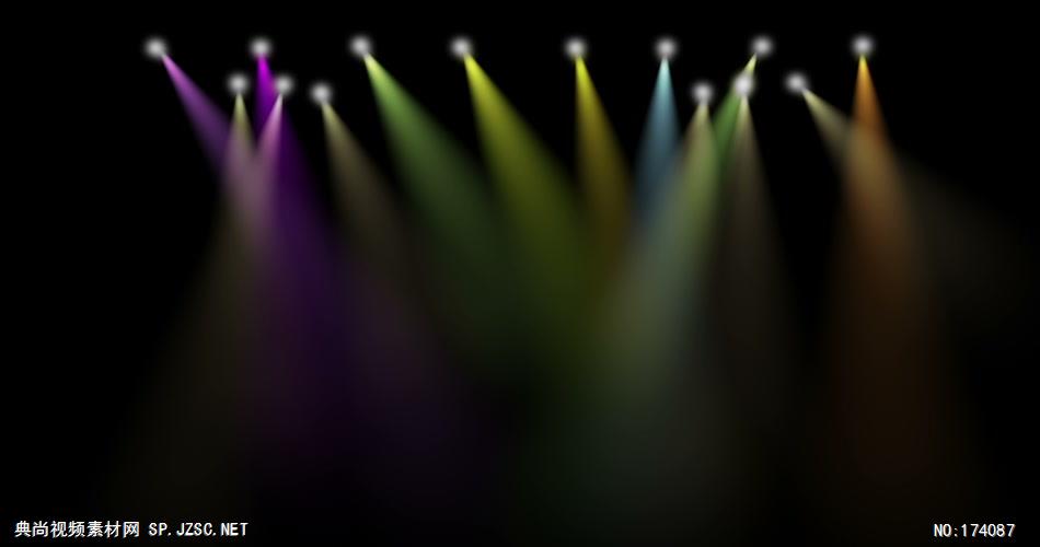 彩色灯光舞台的装饰素材 lightsStage
