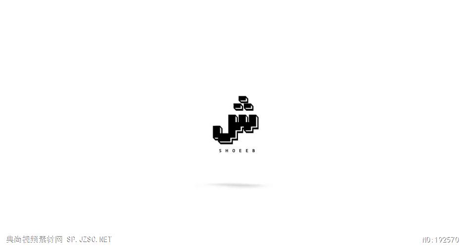 13734 简洁线条Logo动画 ae模板资源网