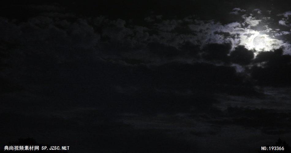 天空中的乌云遮住了月亮的素材乌云蔽月乌云蔽月视频素材下载视频素材