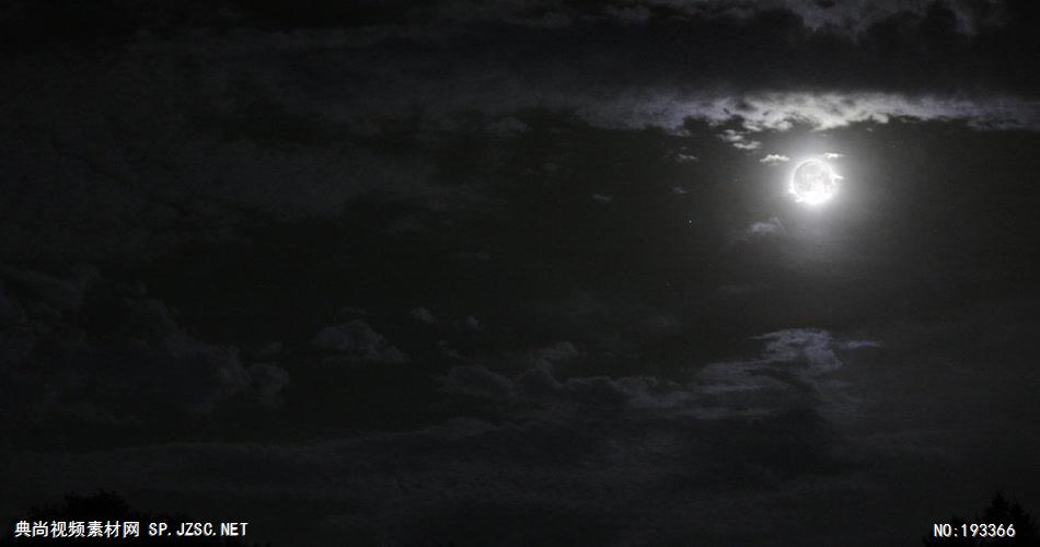 天空中的乌云遮住了月亮的素材乌云蔽月乌云蔽月 视频素材下载