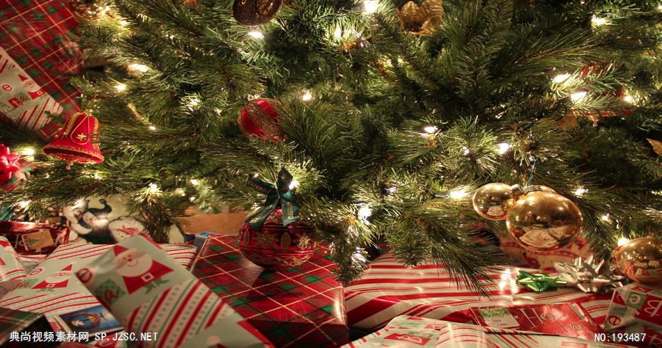 圣诞树下的礼物素材，组圣诞树下的礼物圣诞树下的礼物圣诞树下的礼物1 视频素材下载