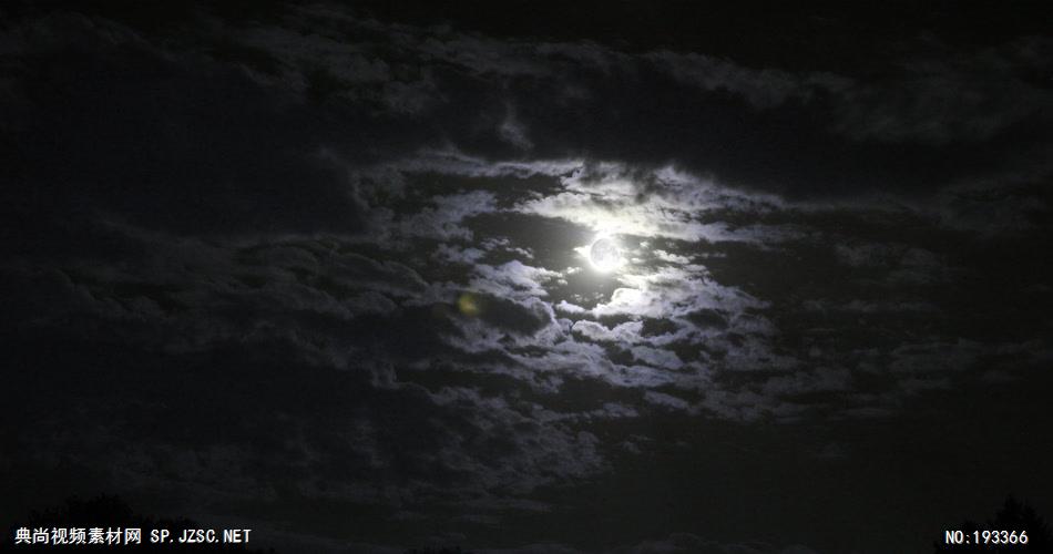 天空中的乌云遮住了月亮的素材乌云蔽月乌云蔽月 视频素材下载