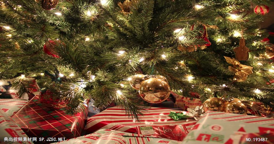 圣诞树下的礼物素材，组圣诞树下的礼物圣诞树下的礼物圣诞树下的礼物1 视频素材下载