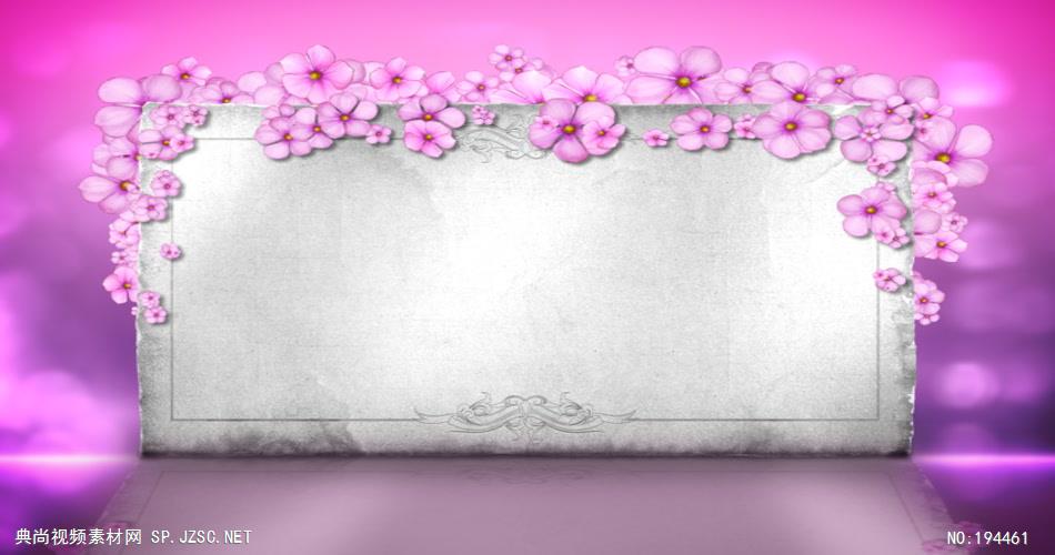 粉色小花装饰素材  FloralAccessoriesSD 视频素材下载