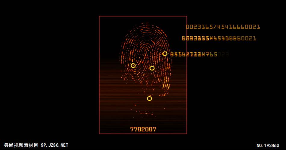 模拟指纹扫描    fingerprintv3 视频素材下载