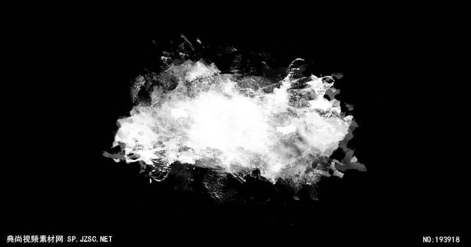 水墨水彩和笔刷 -Splatter08 视频素材下载