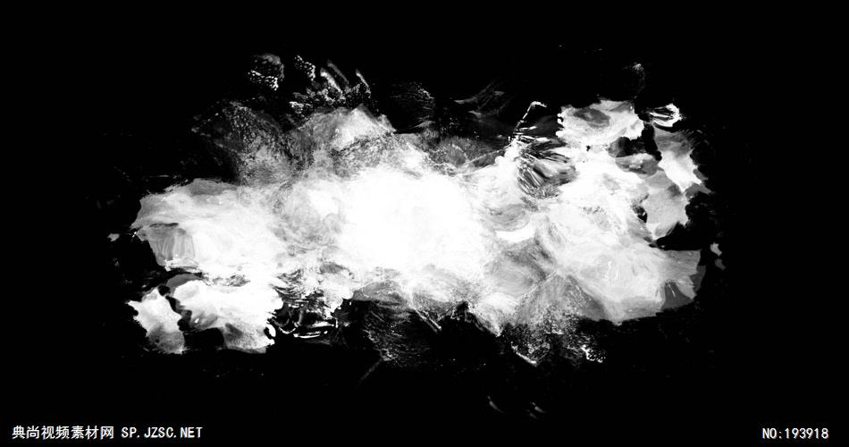 水墨水彩和笔刷 -Splatter08 视频素材下载